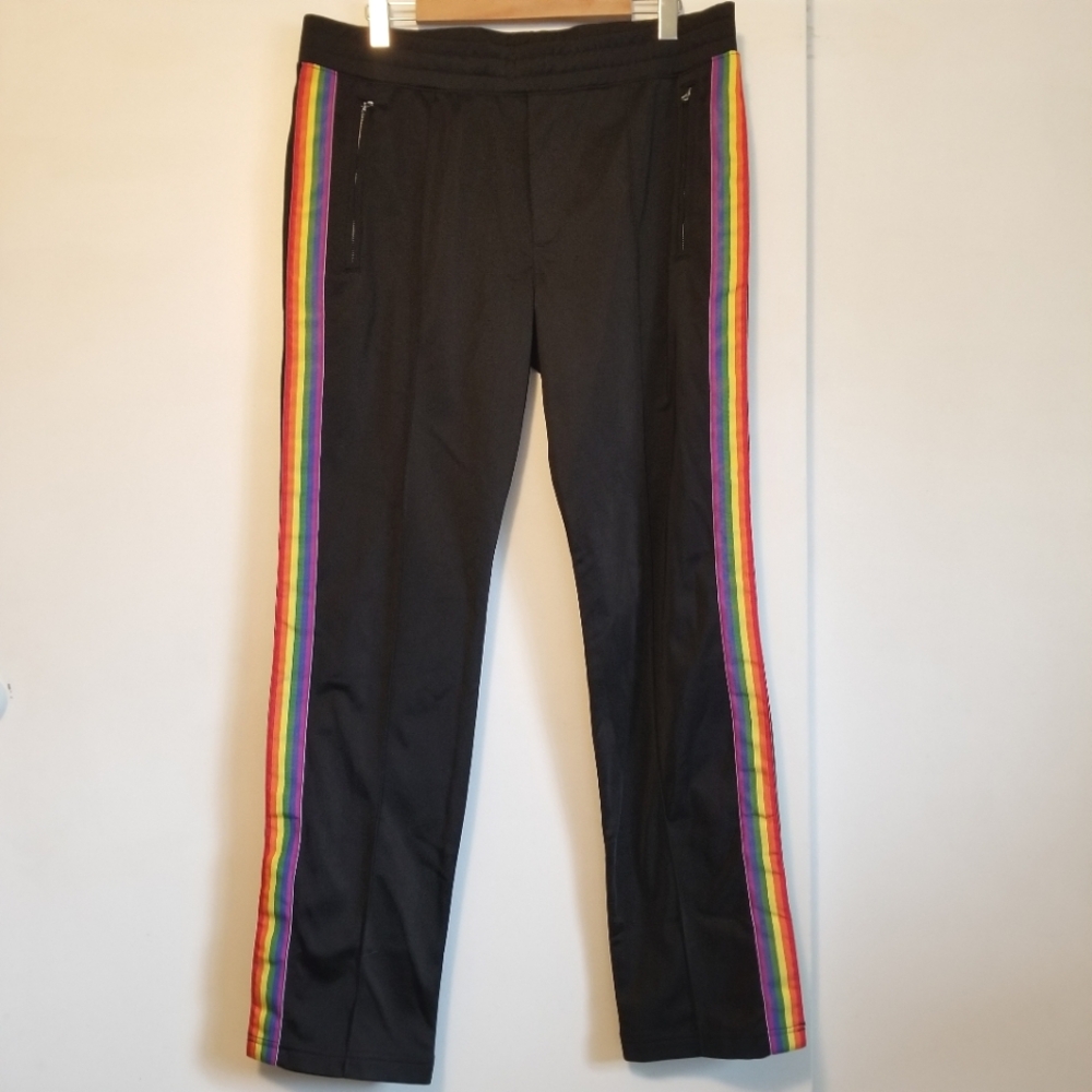 H&M Black Rainbow Sweatpants  Large